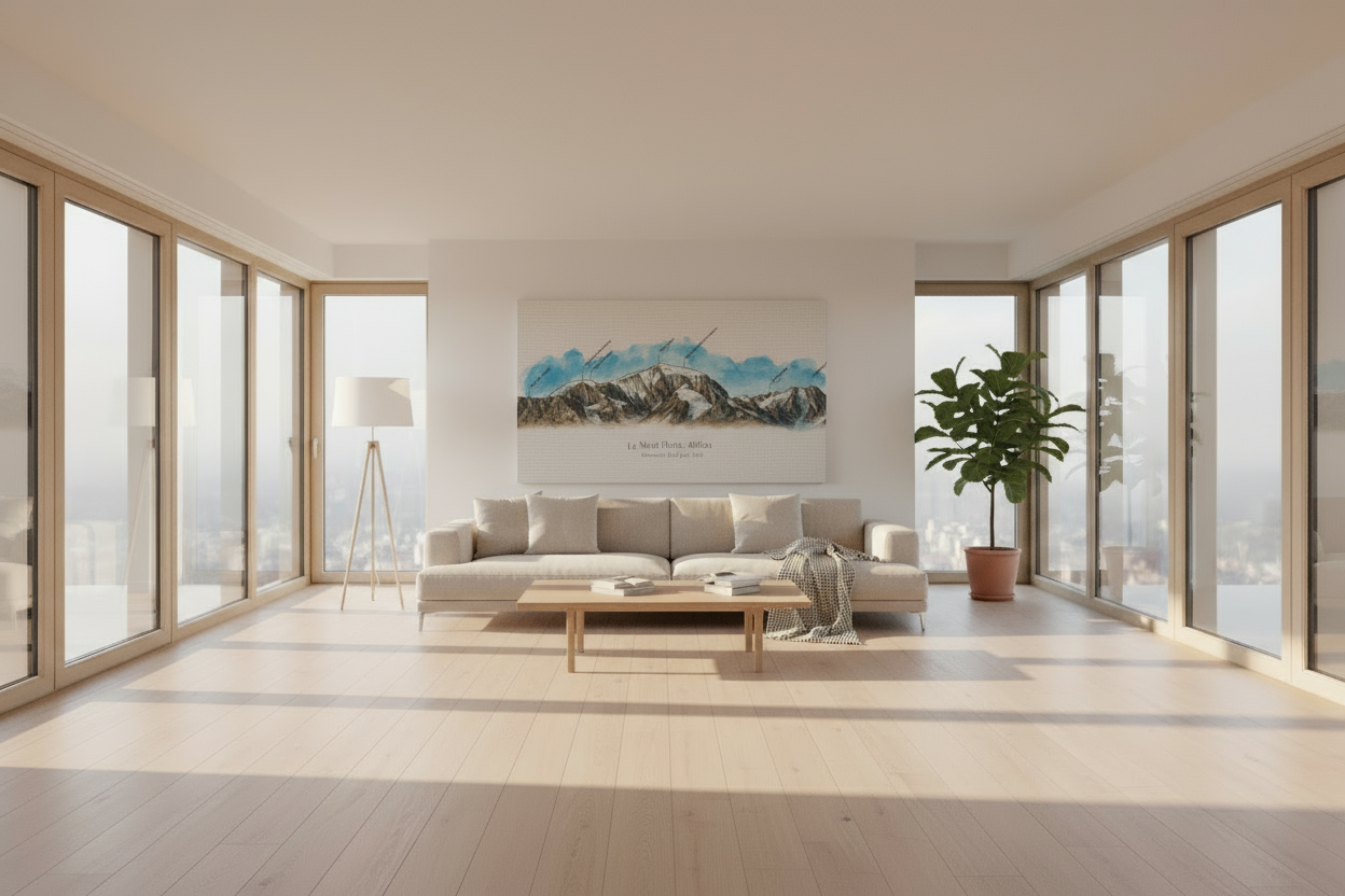 Je veux un mockup avec une toile canva, tu peux garder mon image